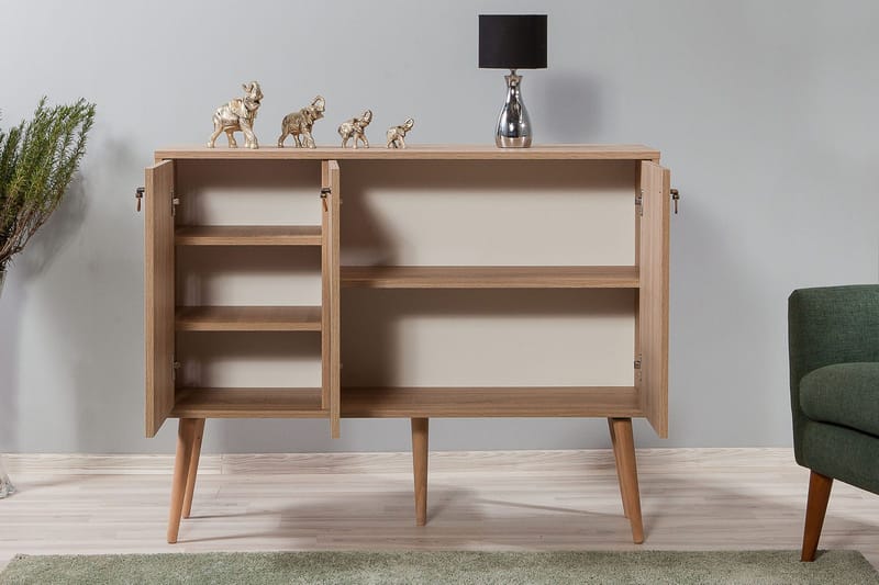 Brokind Sk änk 120 cm - Brun - Förvaring - Förvaringsmöbler - Sideboard & skänk