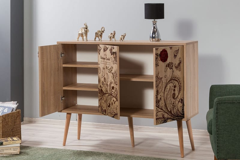 Brokind Skänk 120 cm - Brun - Förvaring - Förvaringsmöbler - Sideboard & skänk
