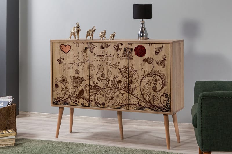 Brokind Skänk 120 cm - Brun - Förvaring - Förvaringsmöbler - Sideboard & skänk