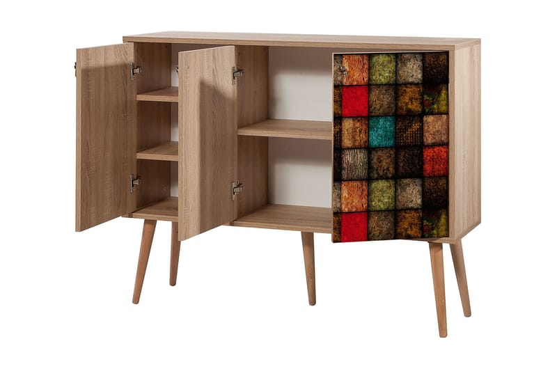 Brokind Skänk 120 cm - Brun - Sideboard & skänk