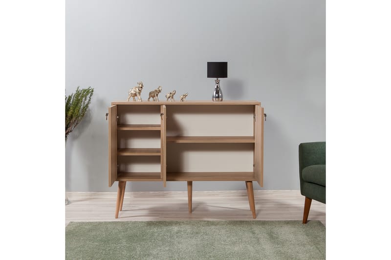 Brokind Skänk 120 cm - Brun - Sideboard & skänk