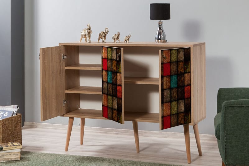 Brokind Skänk 120 cm - Brun - Sideboard & skänk