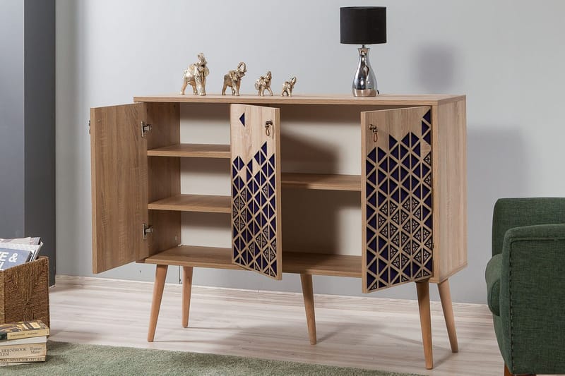 Brokind Sk änk 120 cm - Brun - Förvaring - Förvaringsmöbler - Sideboard & skänk