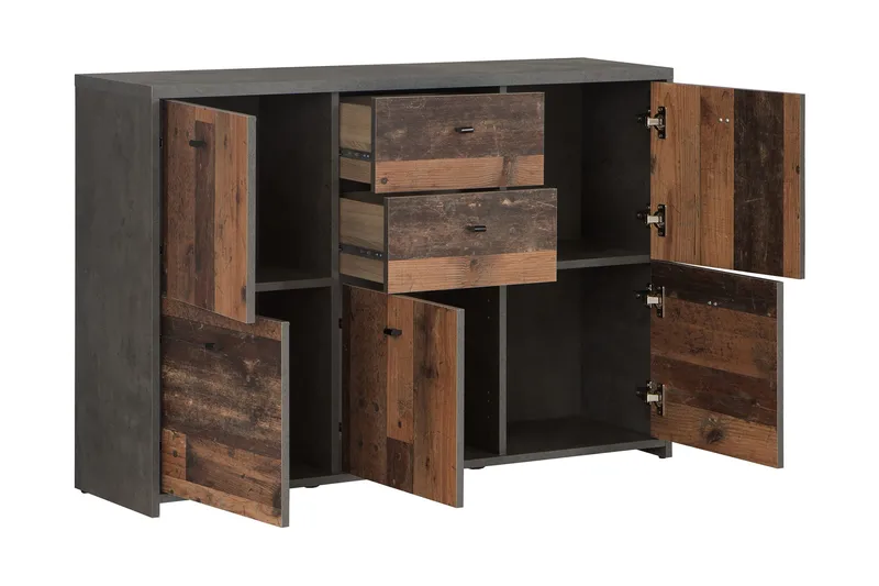 Broxton Sidobord 114 cm - Grå/Brun - Möbler - Bord & matgrupper - Avlastningsbord - Brickbord & småbord