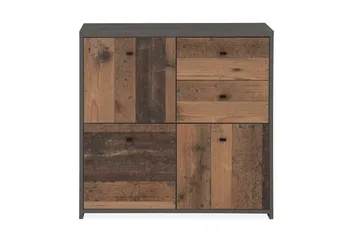 Broxton Sidobord 77 cm - Grå/Brun - Förvaring - Förvaringsmöbler - Sideboard & skänk