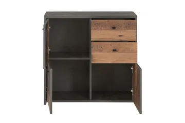 Broxton Sidobord 77 cm - Grå/Brun - Förvaring - Förvaringsmöbler - Sideboard & skänk