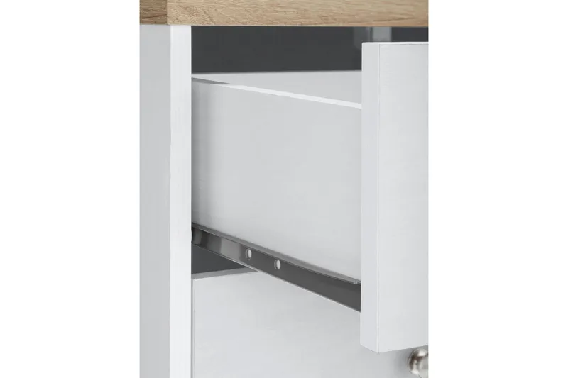 Bryanne Skänk 120 cm - Vit/Brun - Förvaring - Förvaringsmöbler - Sideboard & skänk