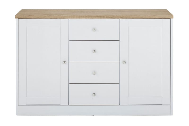 Bryanne Skänk 120 cm - Vit/Brun - Sideboard & skänk