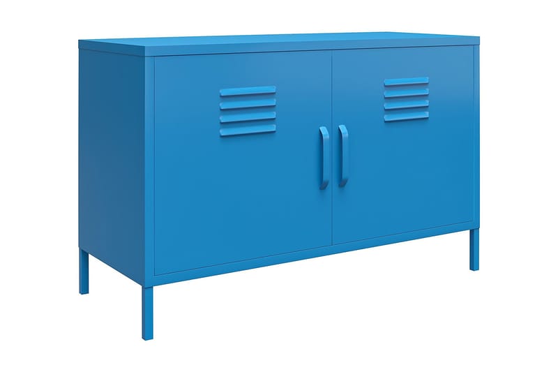 Cache Skänk 100x40 cm 2 Dörrar Blå - Novogratz - Förvaring - Förvaringsmöbler - Sideboard & skänk