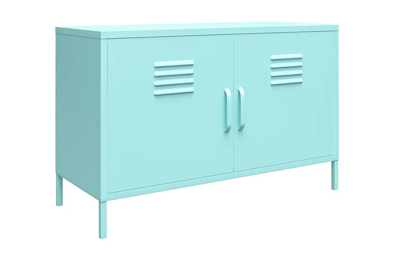 Cache Skänk 100x40 cm 2 Dörrar Mint - Novogratz - Förvaring - Förvaringsmöbler - Sideboard & skänk