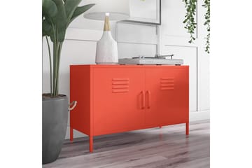 Cache Skänk 100x40 cm 2 Dörrar Orange - Novogratz - Förvaring - Förvaringsmöbler - Sideboard & skänk