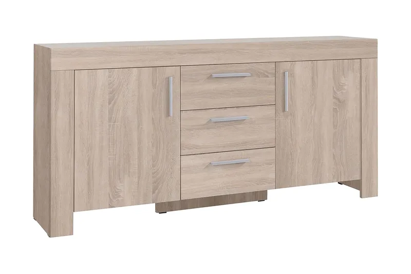 Cezar Rektangulär Skänk 170 cm i Trä med Ekutseende, Beige