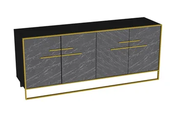 Cofield Sidobord 180 cm - Guld|Svart - Förvaring - Förvaringsmöbler - Sideboard & skänk