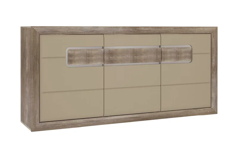 Corlius Sideboard 41x194 cm, Beige/Brun