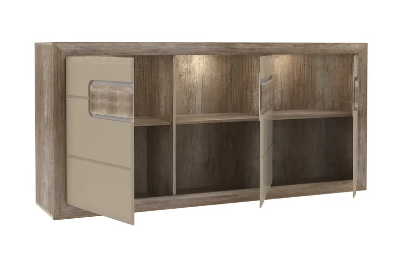 Corlius Sideboard 41x194 cm - Beige/Brun - Förvaring - Förvaringsmöbler - Sideboard & skänk