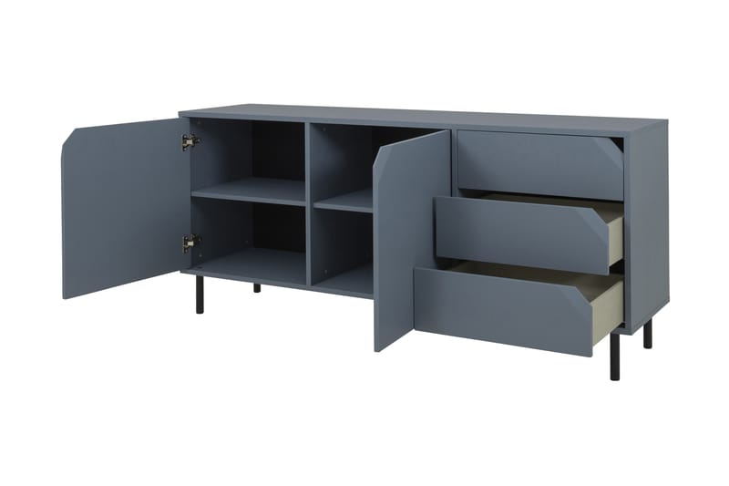 Corner Sideboard 176,5 cm - Blå - Sideboard & skänk