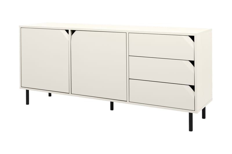 Corner Sideboard 176,5 cm - Vit - Förvaring - Förvaringsmöbler - Sideboard & skänk