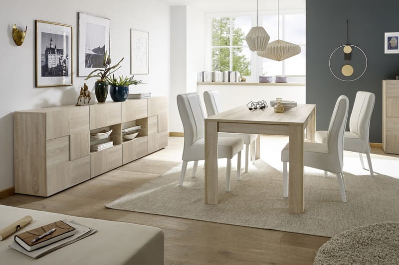 Dama Sideboard 241 cm Stor - Samoa Ek - Förvaring - Förvaringsmöbler - Sideboard & skänk
