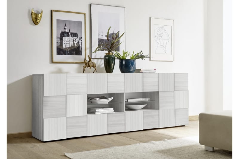 Dama Sideboard 241x42 cm - Vit - Sideboard & skänk