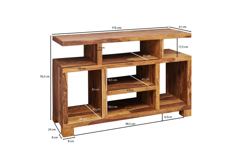 Dentel Sideboard i Trä - Brun - Förvaring - Förvaringsmöbler - Sideboard & skänk