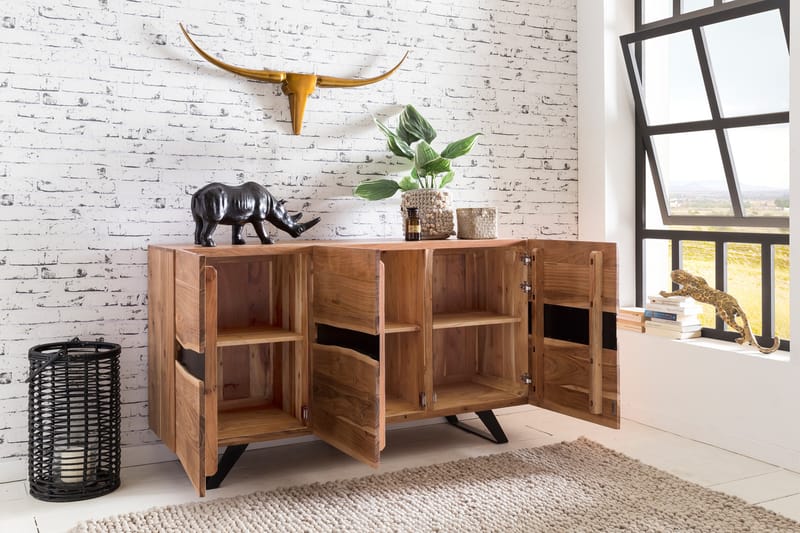 Dowlats Sideboard 148x43 cm - Trä/natur - Förvaring - Förvaringsmöbler - Sideboard & skänk