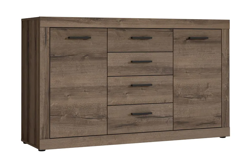 Elhovo Sideboard 41x143 cm, Brun