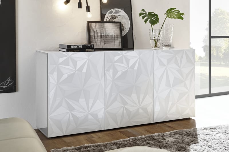 Fasett Basic Skänk 181 cm - Vit - Förvaring - Förvaringsmöbler - Sideboard & skänk