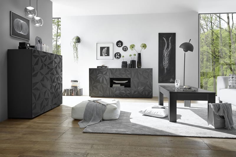 Fasett Skänk 181 cm - Grå - Förvaring - Förvaringsmöbler - Sideboard & skänk