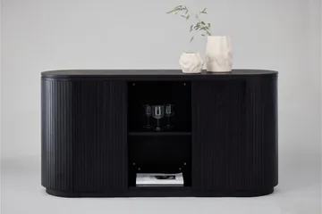 Fjällbacka Skänk 160x48 cm - Svart - Förvaring - Förvaringsmöbler - Sideboard & skänk