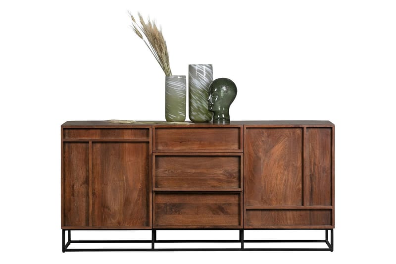 Forrestina Sideboard 160x44 cm - Mangoträ/Beige - Förvaring - Förvaringsmöbler - Sideboard & skänk