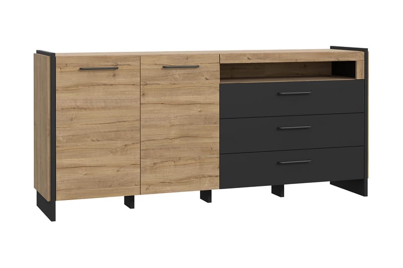 Gevgelija Sideboard 41x187 cm - Brun/Svart - Sideboard & skänk