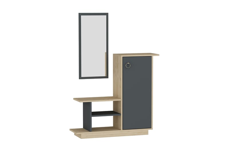 Glatton Sideboard 80 cm - Ek|Antracit - Förvaring - Förvaringsmöbler - Sideboard & skänk