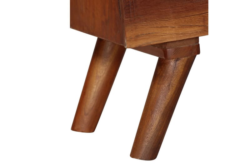 Högskåp massivt återvunnet trä 150x40x152 cm - Brun - Förvaring - Förvaringsmöbler - Sideboard & skänk