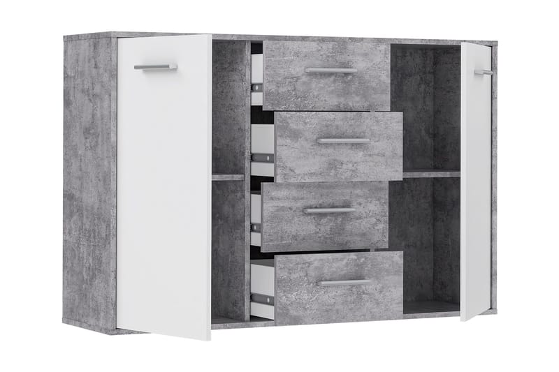 Haba Skänk 34x123 cm i Trä - Vit - Förvaring - Förvaringsmöbler - Sideboard & skänk