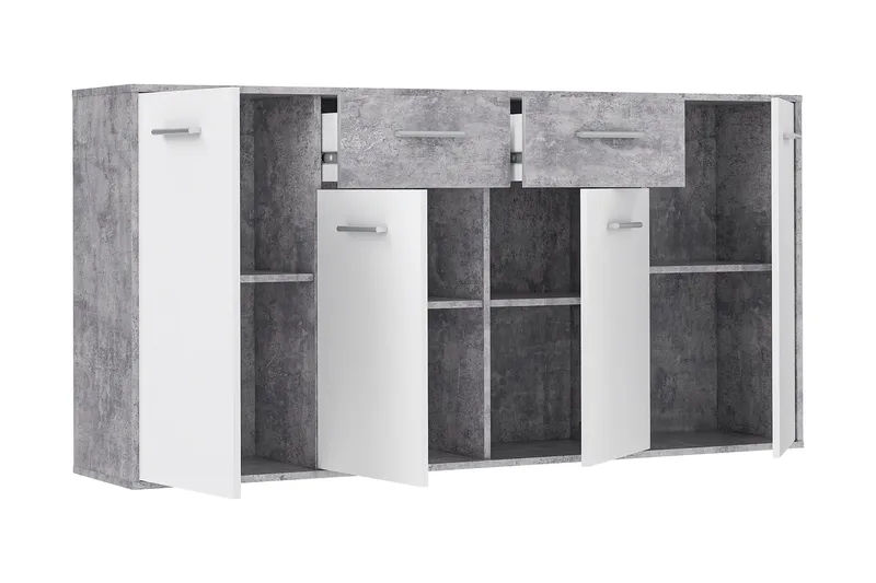 Haba Skänk 34x162 cm - Grå - Förvaring - Förvaringsmöbler - Sideboard & skänk