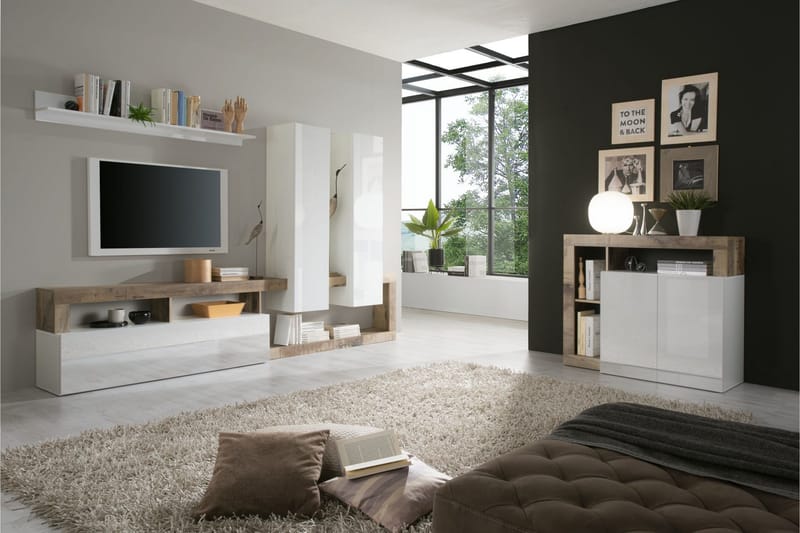 Hamburgan Sideboard 42x108 cm - Vit - Förvaring - Förvaringsmöbler - Sideboard & skänk