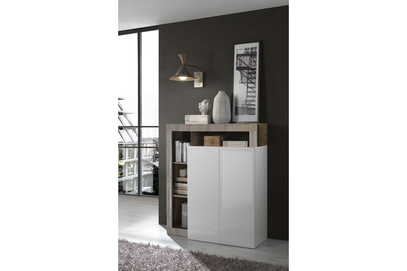 Hamburgan Sideboard 42x108 cm - Vit - Förvaring - Förvaringsmöbler - Sideboard & skänk