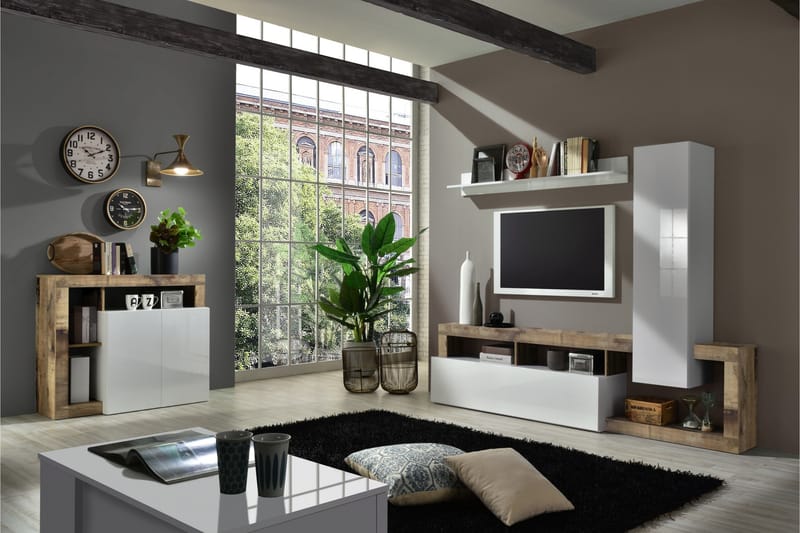 Hamburgan Sideboard 42x108 cm - Vit - Förvaring - Förvaringsmöbler - Sideboard & skänk