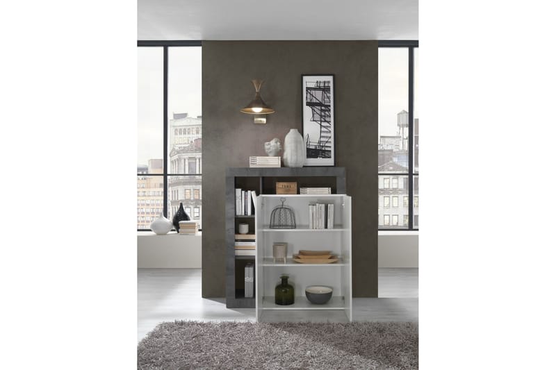 Hamburgan Sideboard 42x108 cm - Vit/Oxid - Förvaring - Förvaringsmöbler - Sideboard & skänk