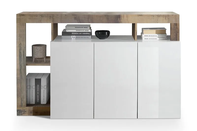 Hamburgan Sideboard 42x146 cm, Vit