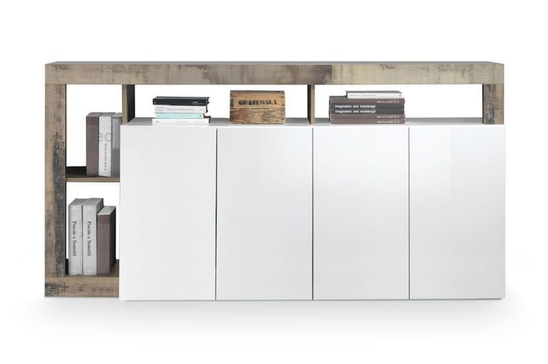 Hamburgan Sideboard 42x184 cm - Vit - Förvaring - Förvaringsmöbler - Sideboard & skänk