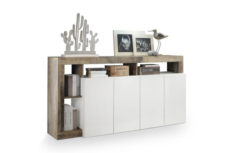 Hamburgan Sideboard 42x184 cm - Vit - Förvaring - Förvaringsmöbler - Sideboard & skänk