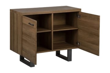 Harvley Skänk med 2 Dörrar i Trä med Metallben - Brun - Förvaring - Förvaringsmöbler - Sideboard & skänk