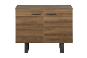 Harvley Skänk med 2 Dörrar i Trä med Metallben - Brun - Förvaring - Förvaringsmöbler - Sideboard & skänk
