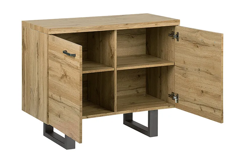 Harvley Skänk med 2 Dörrar - Trä/Natur - Förvaring - Förvaringsmöbler - Sideboard & skänk