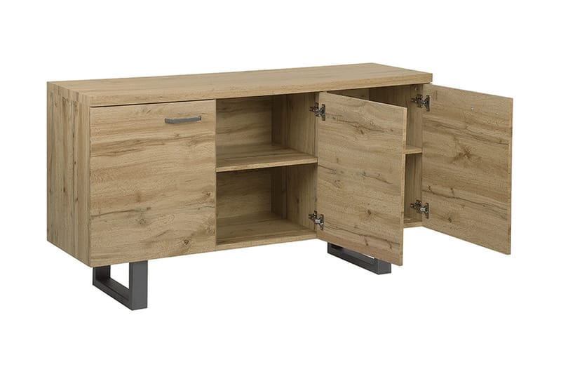 Harvley Skänk med 3 Dörrar - Trä/Natur - Förvaring - Förvaringsmöbler - Sideboard & skänk