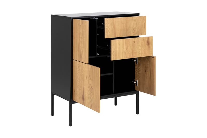 Hasslevik Skänk i Trä med Metallben - Brun - Förvaring - Förvaringsmöbler - Sideboard & skänk