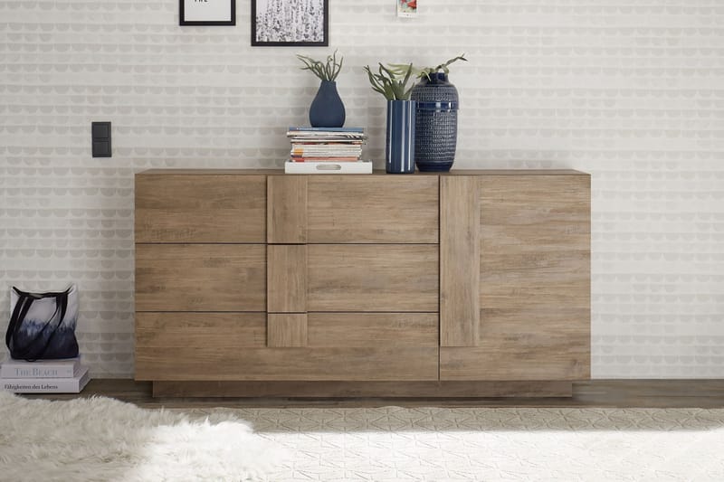 Helmund Sideboard 182 cm - Brun - Förvaring - Förvaringsmöbler - Sideboard & skänk