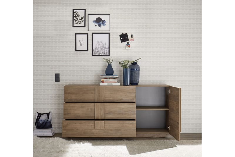 Helmund Sideboard 182 cm - Brun - Sideboard & skänk