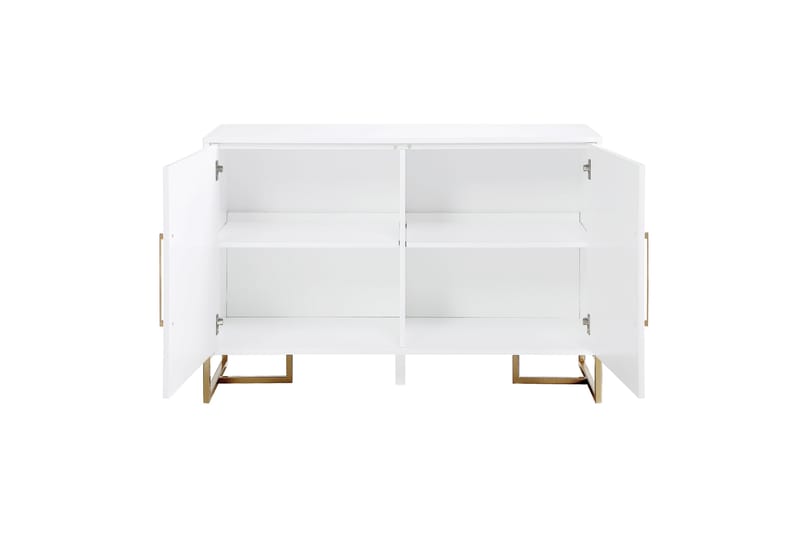 Herringbone Sideboard 122x48 cm Vit - CosmoLiving - Sideboard & skänk